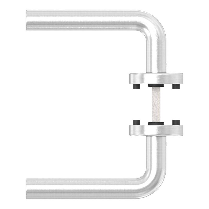 Türdrücker-Paar, drehbar, V2A