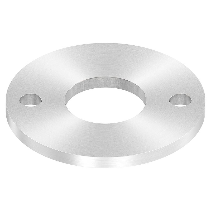 Ankerplatte Ø 120x8mm, mit Rundschliff, V2A