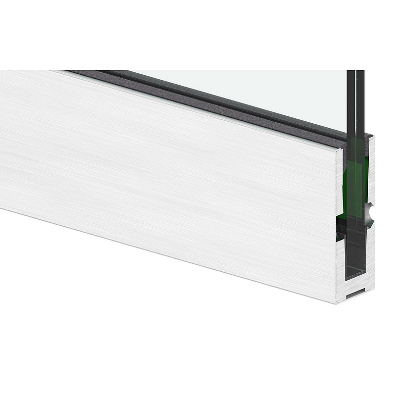 Profilé aluminium ELEGANZA STRONG, montage latéral, L: 6000mm