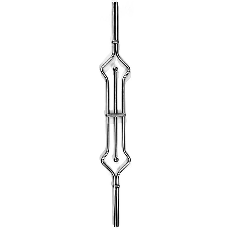 Designstab Ø 12mm, H: 950mm, für 2x Kugel 25mm