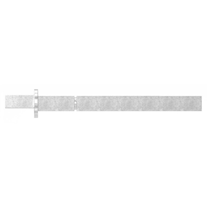 Special pin for waste compartments with triangle, AISI304