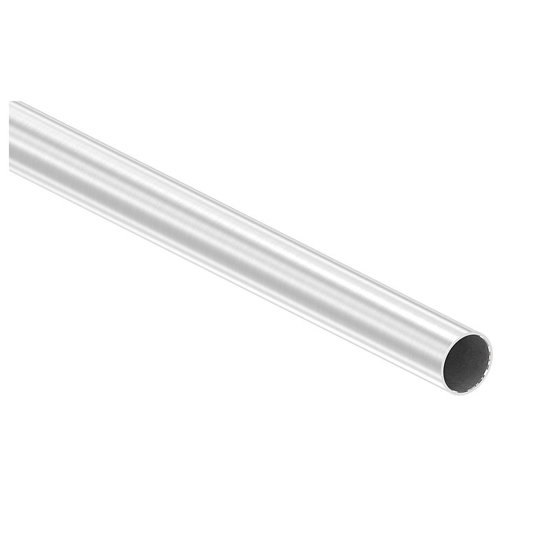 Edelstahlrohr, 33,7 x 2,0mm, L=3m, Korn 240 geschliffen, V2A