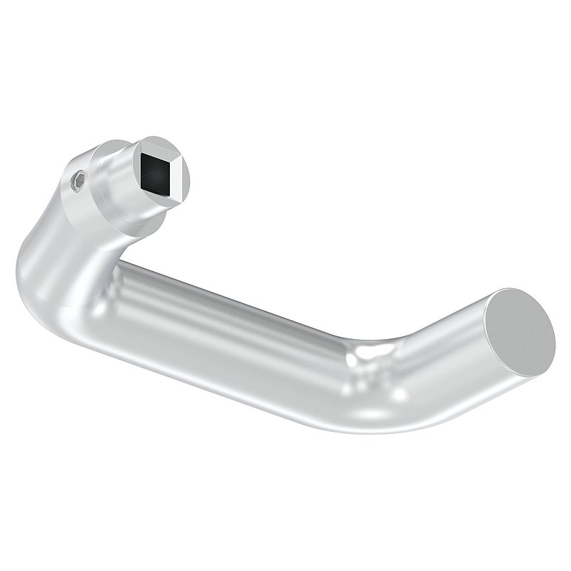door handle, aluminium