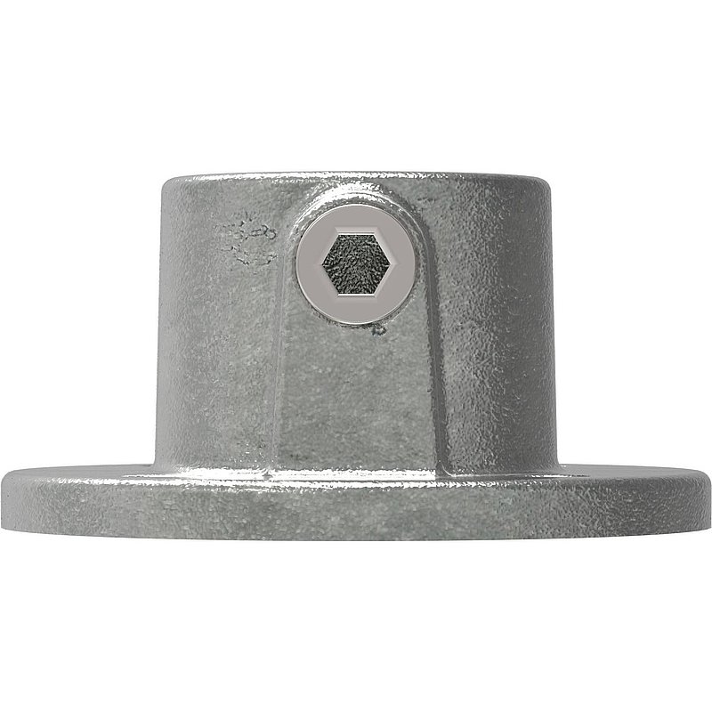 Wandhalter mit 4 Bohrungen, für Rohr Ø 42,4mm