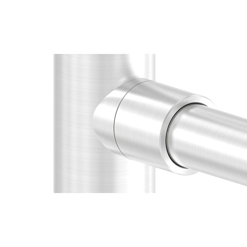 Befestigung für Rohr 26,9mm an 42,4mm, V2A