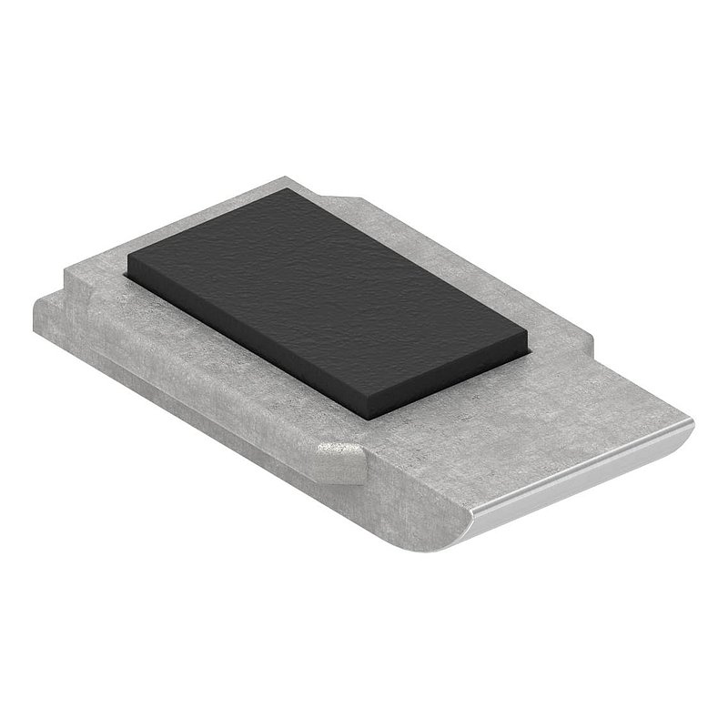 Sicherungsplatte für Mod. 45 für verstellbare Glasklemme , V2A