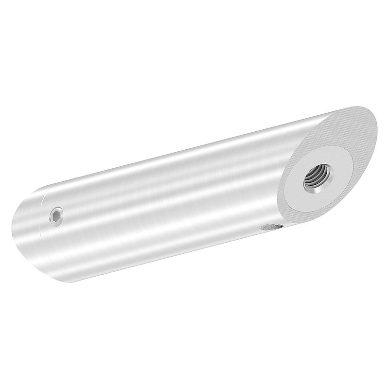 Rohrabstandshalter schräg, für Rohranschluss 33,7mm, V2A
