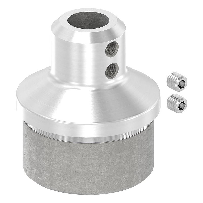Rohrabschlussstopfen für 42,4x2,0mm, V2A