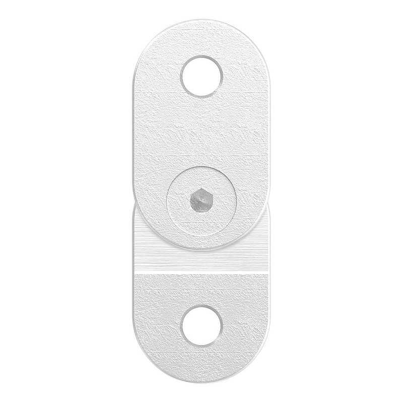 Handlaufanschlussplatte verstellbar, flach, V2A