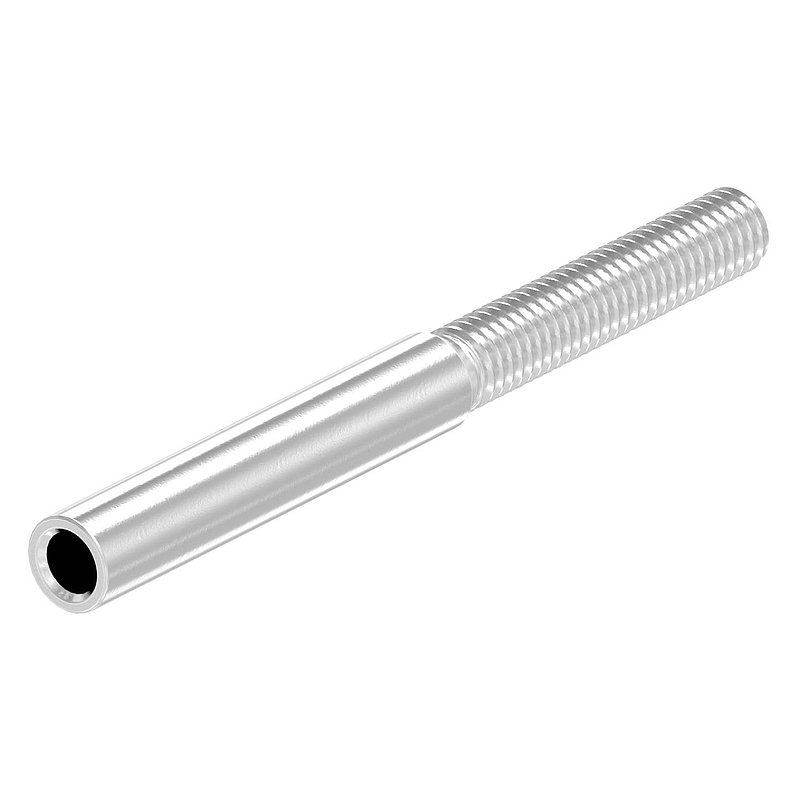 Threaded terminal for cable 4mm, AISI304