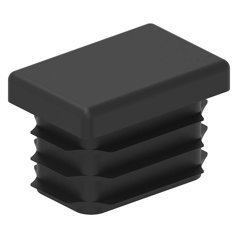 Kunststoffkappe für Rechteckrohr 30x20mm