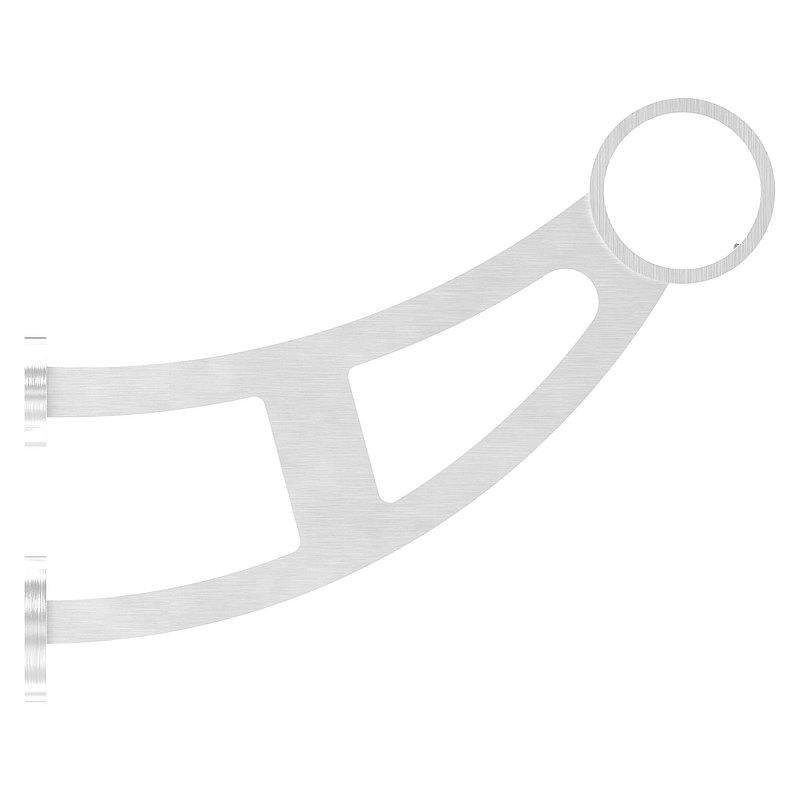 Fußlauf- / Handlaufstütze, für Rohr 42,4mm, V2A