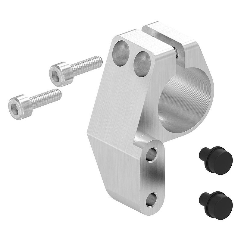 Stopper links für Einzelrollwägen, V2A