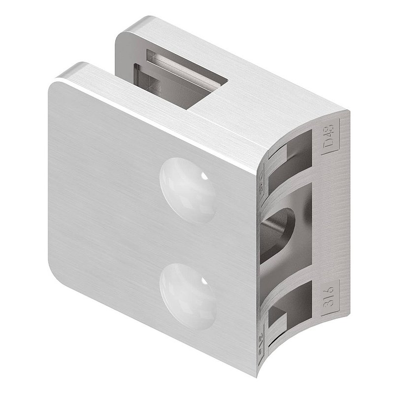Glass terminal Mod. 31, connection: 48.3mm, AISI316
