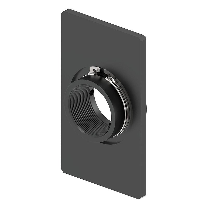 Square mounting plate 70x120mm