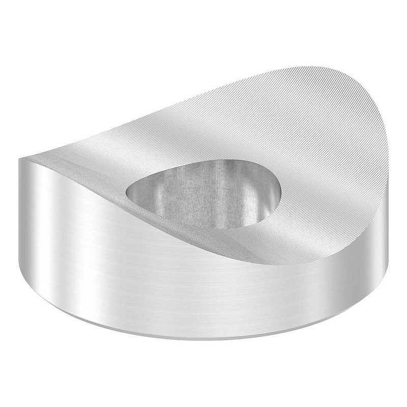 Ausgleichsstück für Rohr 33,7mm, Ø 25mm, V2A