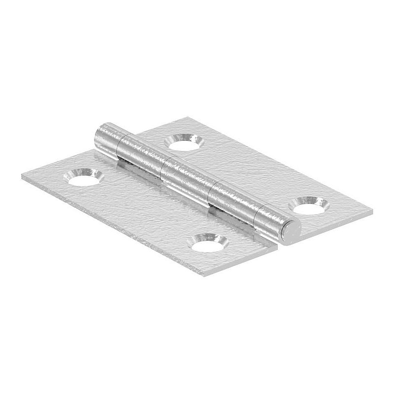 Edelstahl-Scharnier 40x30mm mit festem Zapfen