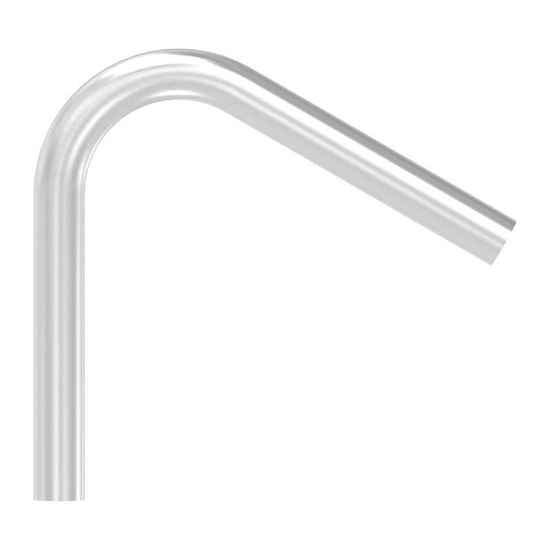 Tube bend 120°, made of 33.7x2.5mm tube, AISI304