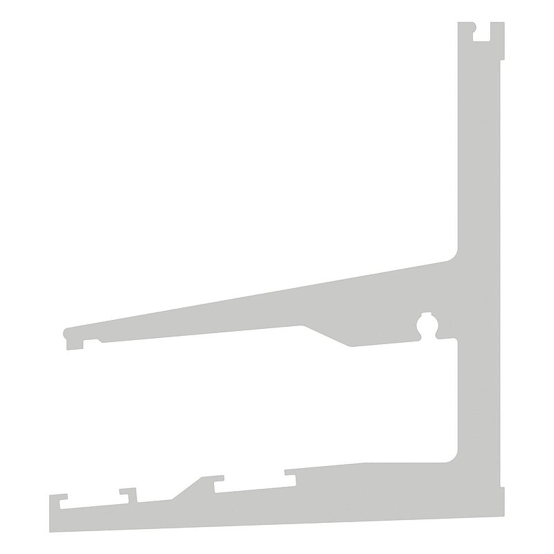 Vordachprofil eleganza canopy, L: 2405mm, RAL7016
