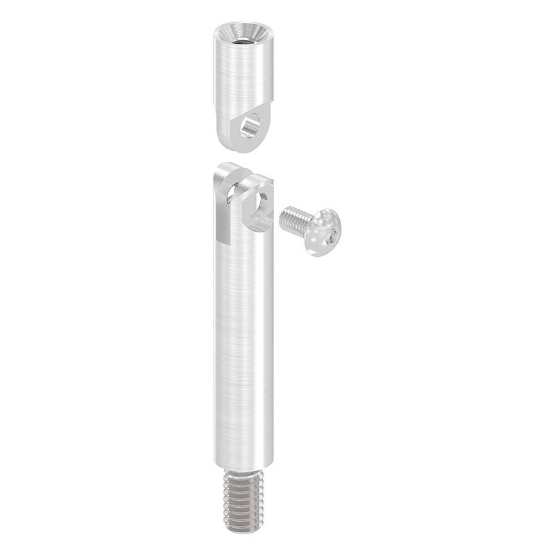 Gelenkstift Ø 12mm, L: 76mm, V2A