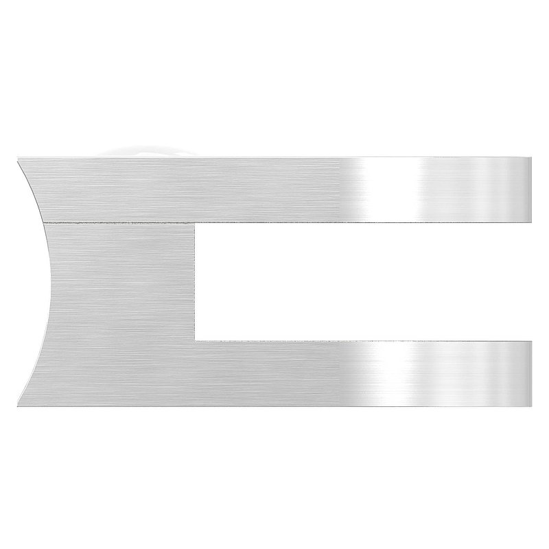 Glasklemme Mod. 30, Anschluss: 60,3mm, V4A