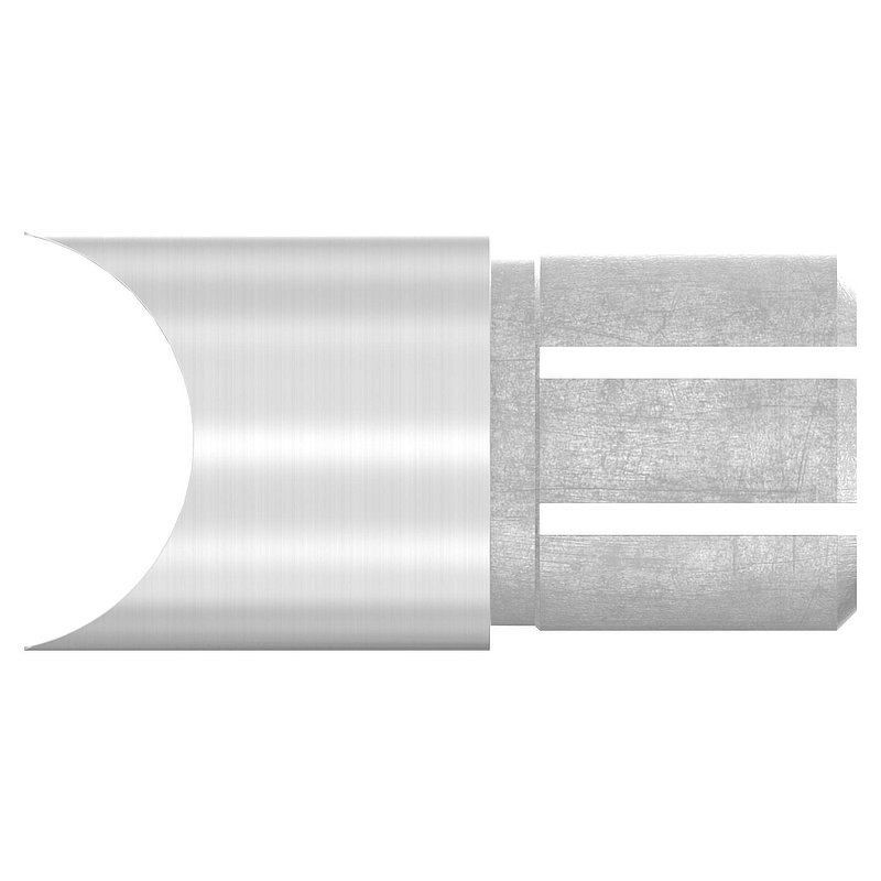 Anschlussstück 90°, Anschluss oben: 42,4mm, V2A