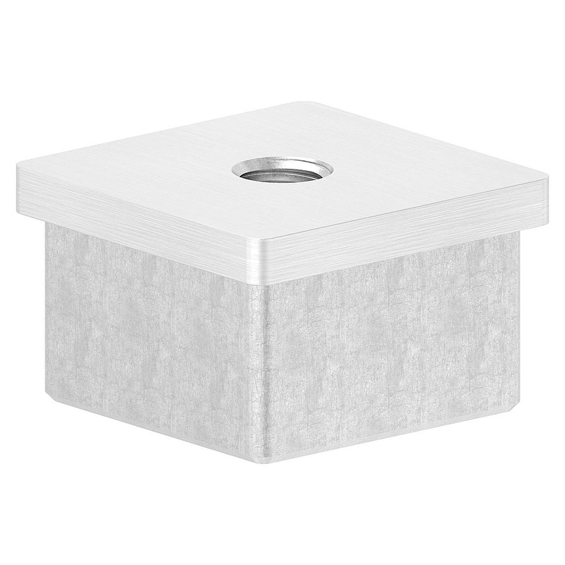 Einsteckkappe, für Rohr 40x40x2,0mm, V4A