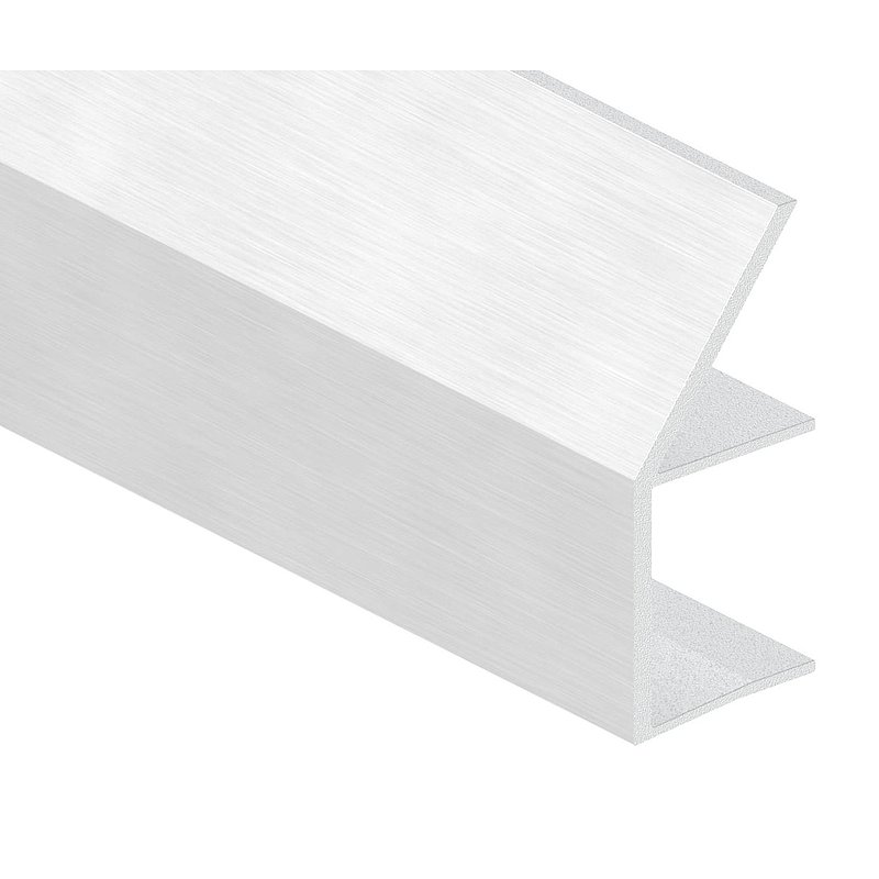 Regenrinne für Vordächer, Glas 21,52mm, L=2200mm, E4/EV1