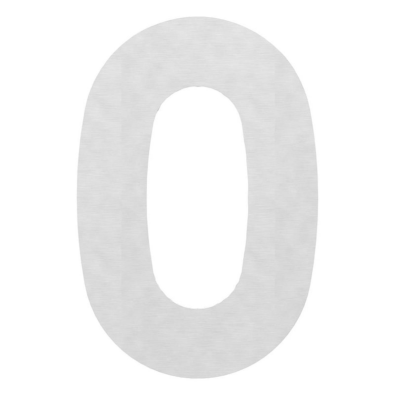 house number 0 - "large", AISI304