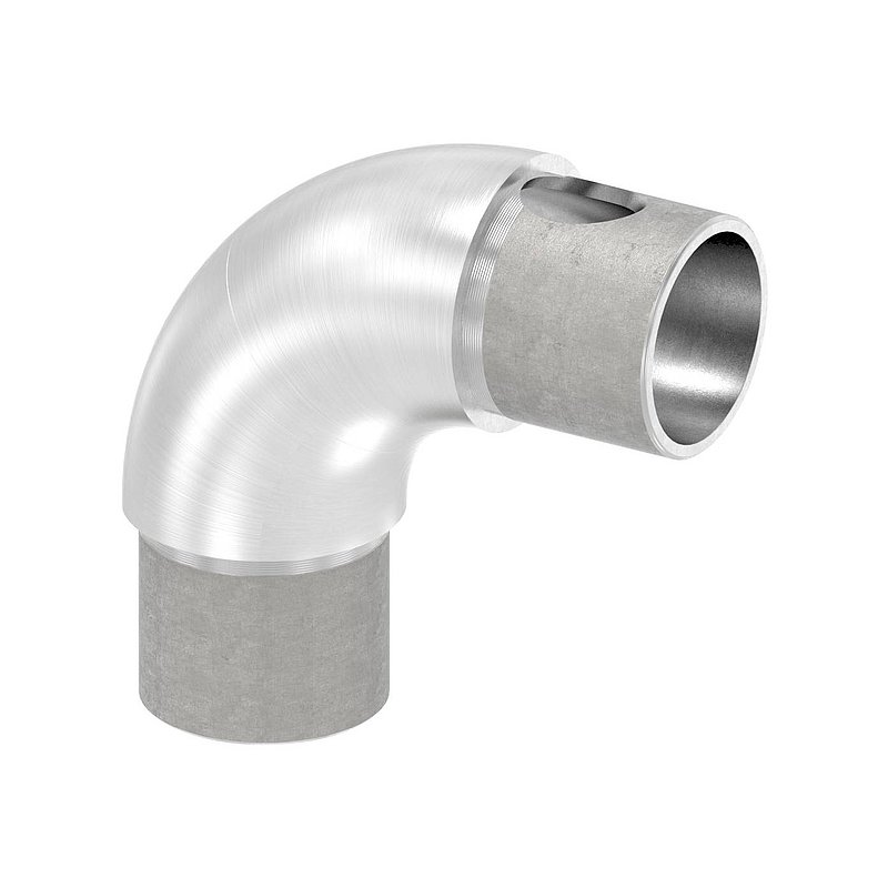 Rohrbogen 90°, verstellbar, für Rohr 33,7x2,0mm, V2A