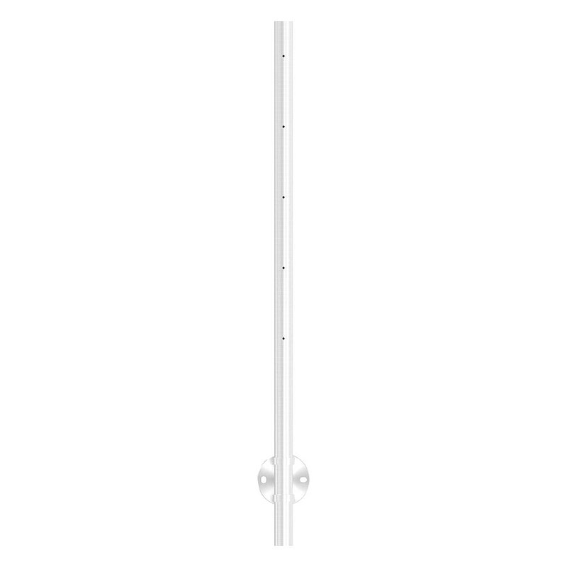 Stainless steel post AISI304 for wall mounting, H: 1190mm