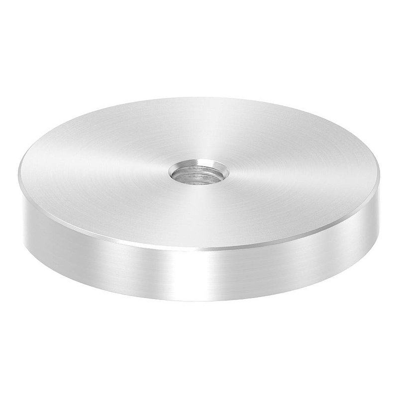 Unterteil für 62mm Glaspunkthalter, T: 10mm, mit M10, V2A