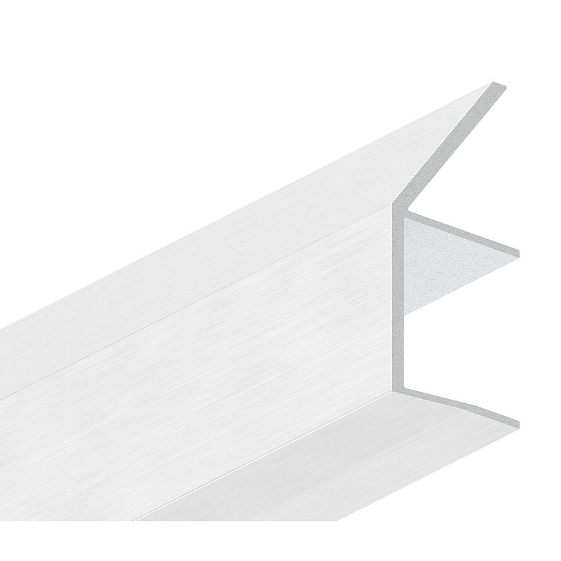 Rain gutter for canopies, glass 21,52mm, l=2400mm