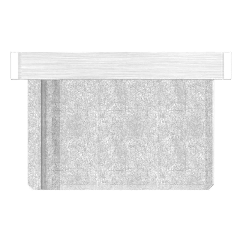 Einsteckkappe, für Rohr 50x40x3,0mm, V2A