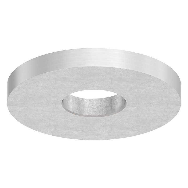 Platte, Ø 33,7mm, zum Aufschweißen, V2A