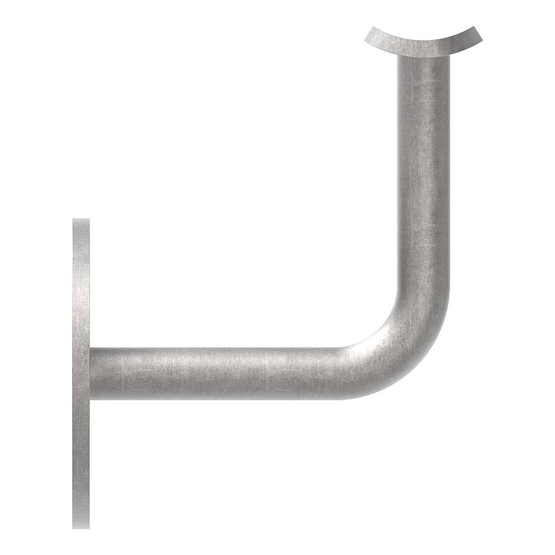 Handlaufträger mit Ronde flach, 70x4mm
