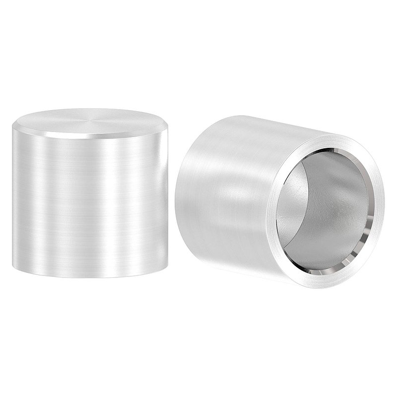 Endkappe für 12mm Rundmaterial, V2A