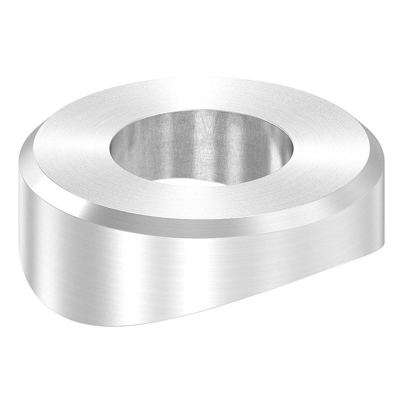 Ausgleichsstück (ohne Senkung) für Rohr 42,4mm, Ø 25mm, V2A