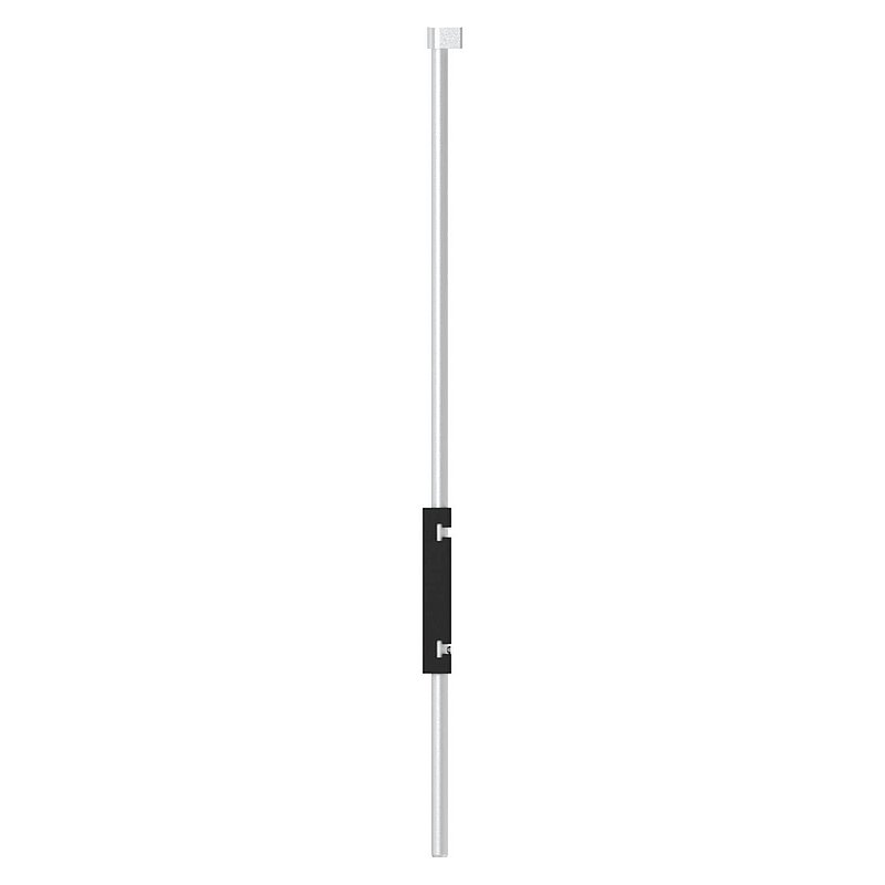 Bodenriegel XL mit Länge 1000mm, zum Anschrauben, RAL 9005 schwarz