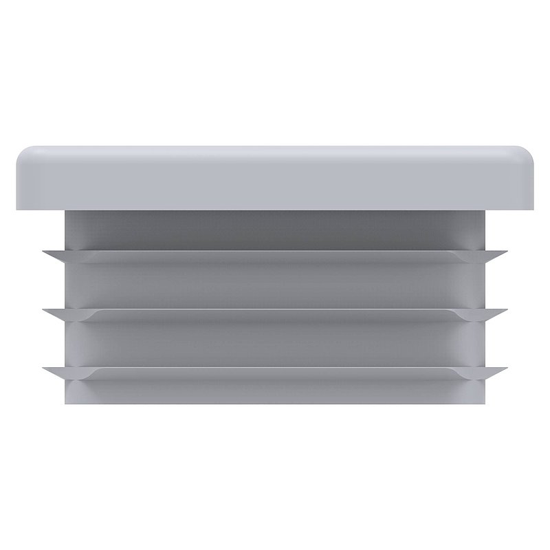 Plastic cap for rectangular tube 60x40mm