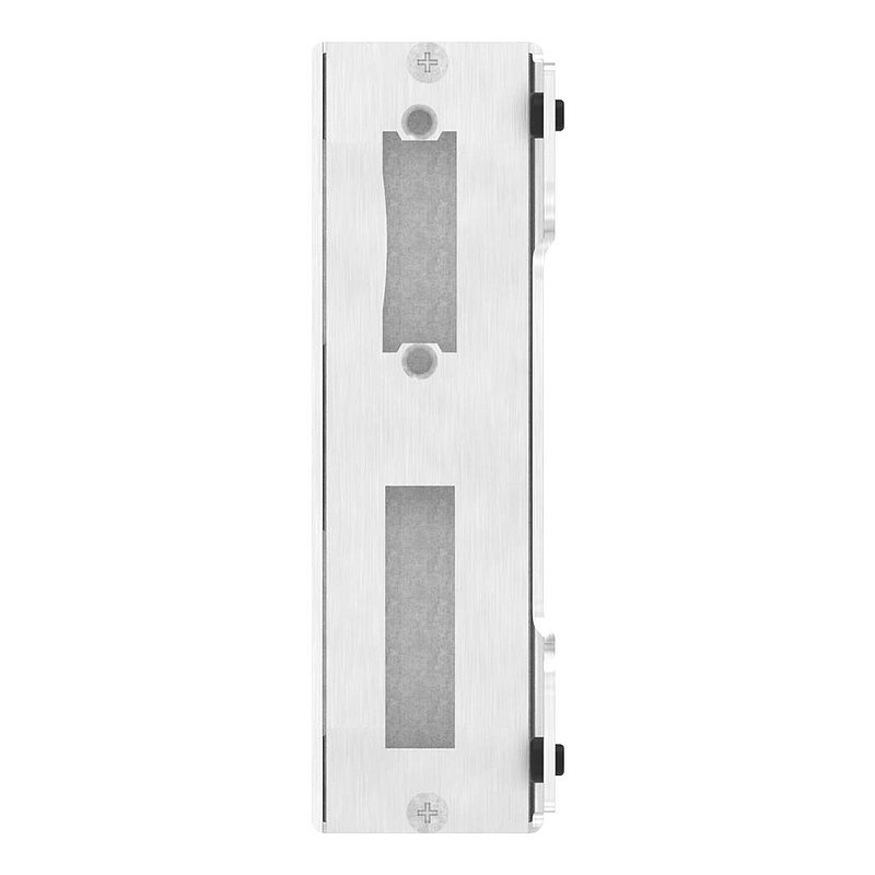 Gâche de serrure rectangulaire, acier inoxydable, à souder, 50mm, V2A