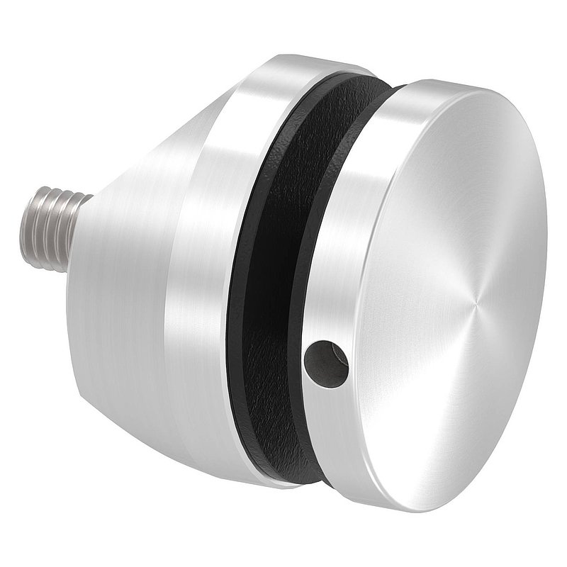 Glaspunkthalter 52mm, Anschluss: 42,4mm, V4A