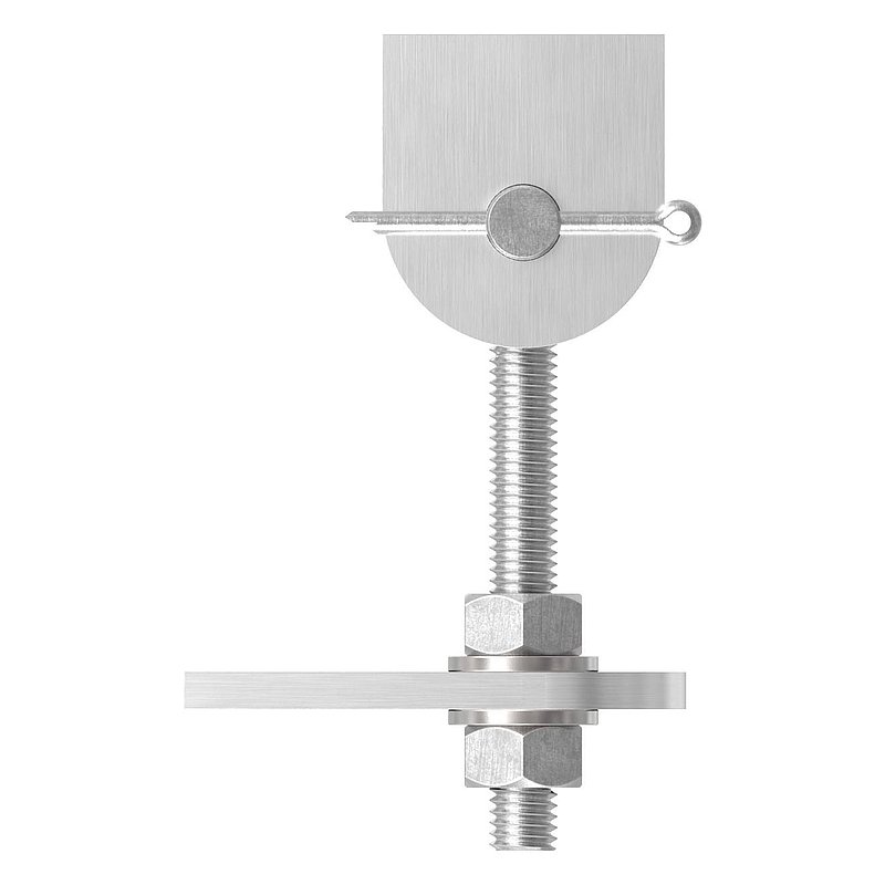 Torband 180° verstellbar, Gewinde M12, V4A