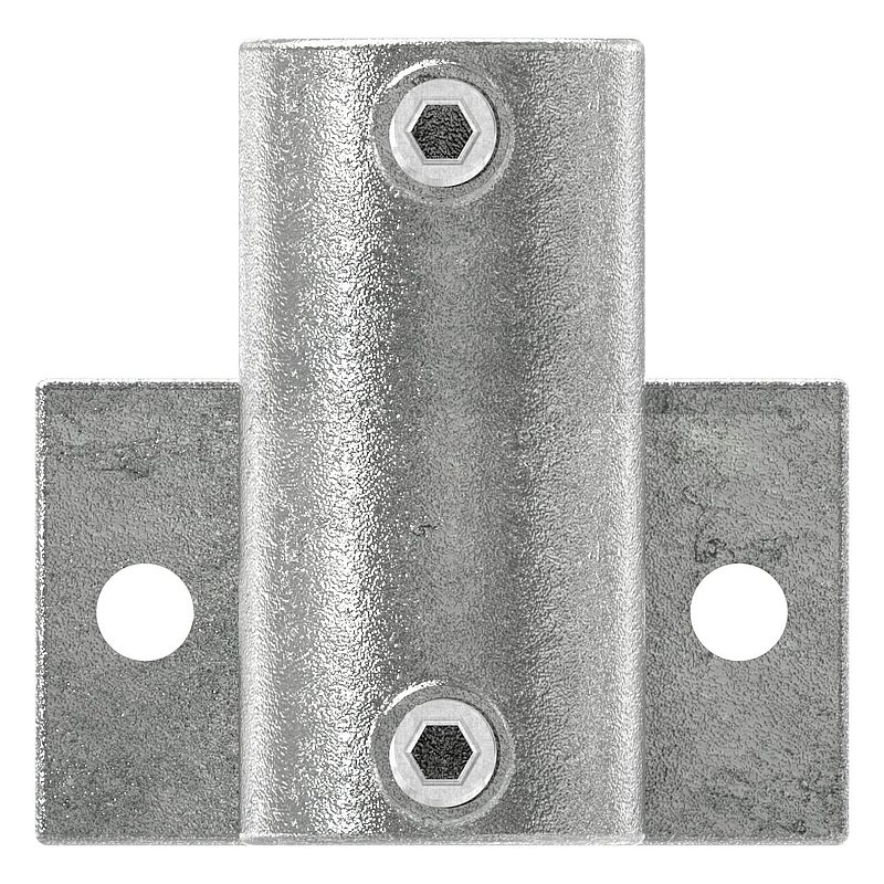 Wall bracket with 2 holes, for 48.3 mm tube
