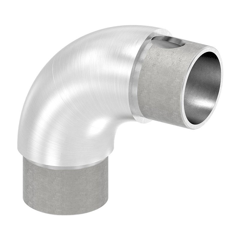 Rohrbogen 90°, verstellbar, für Rohr 42,4x2,5mm, V2A