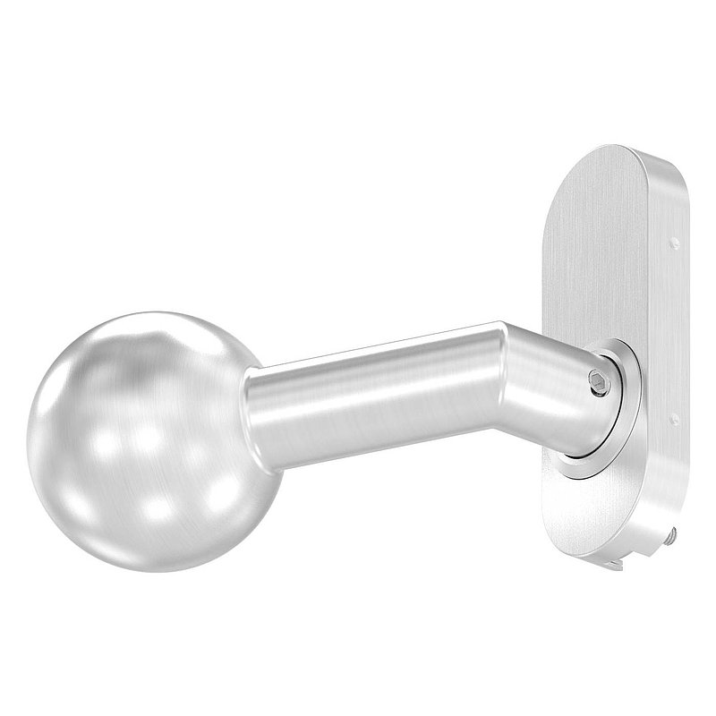 Drückerknopf, Ø 50mm, drehbar, V2A