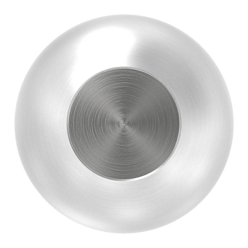 Vollkugel Ø 25mm mit Sackloch 12,6mm, V2A