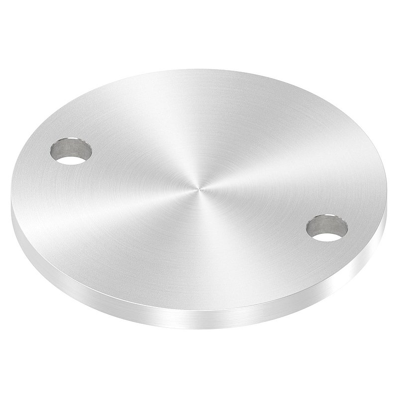 Ankerplatte Ø 120x8mm, mit Rundschliff, V2A