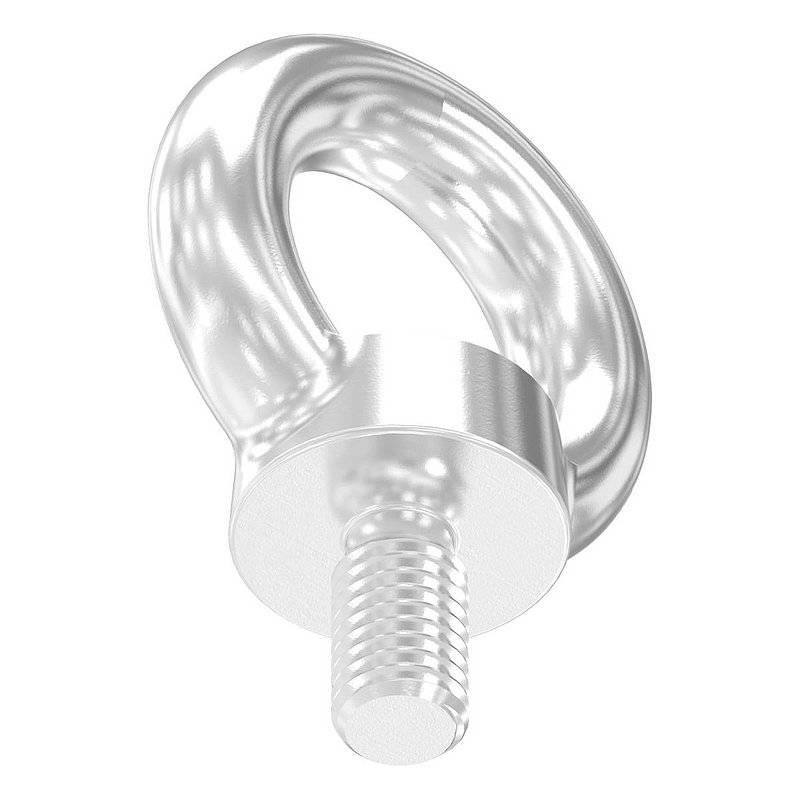 Anneau de levage fileté M10 DIN 580, fer rond : Ø 10mm, V4A