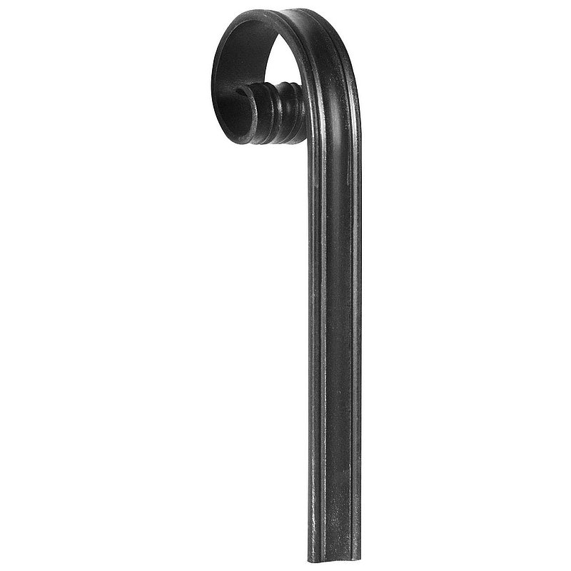 Handlaufanfänger 40x8mm, gerollt